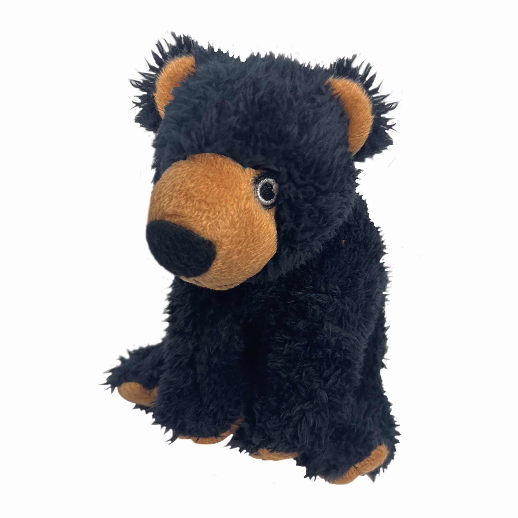 EcoBuddiez – Black Bear Plush by Deluxebase | 21cm Soft Toy Made from Recycled Plastic - Thumbnail 1