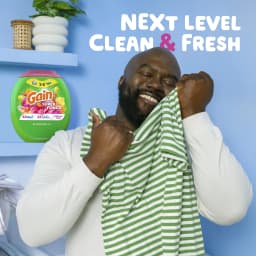 Gain Plus Flings Laundry Detergent Soap Pacs, All-In-One, Happy Hibiscus Scent, 32 Count - Thumbnail 5
