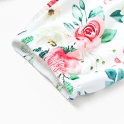 PatPat Baby Girl Clothes Floral Romper Long Sleeve Pants Headband Set Summer Winter Clothing for Newborn Infant Baby Girls Mint Mambo Mint Mambo Mint Mambo 0-3 Months - Thumbnail 11
