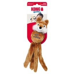 KONG® Wubba Squeaker Dog Toy, Fox, Small - Thumbnail 6
