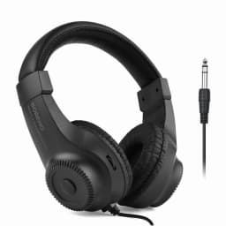 KLYNE- Wired Over Ear Dj Headphones Studio Monitor Stereo Headphone Headset Black Cqzp - Thumbnail 4