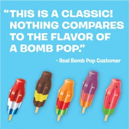 Bomb Pop Banana Fudge Freeze Ice Pop, Frozen Freezer Dessert, 12 Pack - Thumbnail 6