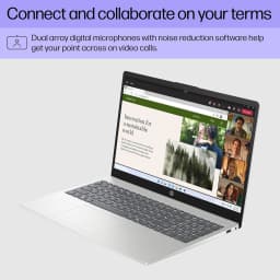 HP 15.6 inch Laptop, HD Touchscreen Display, AMD Ryzen 3 7320U, 8 GB RAM, 128 GB SSD, AMD Radeon Graphics - Thumbnail 2