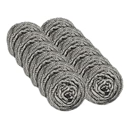 Leott Cleaning, Cleaning Brush, 12Pc Stainless Steel Wire Cleaning Kitchen Store Cleaning Steel Wool Scrubber Pad Used For Dishes, 2 Packs of Steel - Thumbnail 1