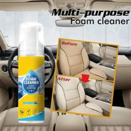Limpiador Espuma, Foam No-Rinse Cleaner,4-In-1 Multi-Enzyme Foam Spray Cleaner,All-Purpose Deep Cleaning Spray,Heavy Duty Oil Stain Cleaner For Car - Thumbnail 5