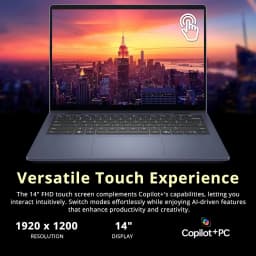 Dell 14" 2K 2-in-1 Touchscreen Laptop, AMD Ryzen AI 7 350, 16GB RAM, 2TB Storage (1TB SSD+1TB Dock Station Set) - Thumbnail 5