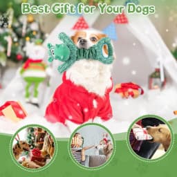 Dog Toy for Aggressive Chewers：Large Plush Dog Toys with Squeaker to Keep Them Busy - Thumbnail 7