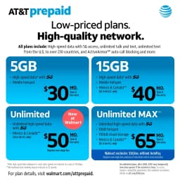 AT&T Samsung A13 5G, 64GB, Black -Prepaid Smartphone - Thumbnail 3