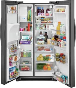 FRIGIDAIRE GRSS2652AD SIDE BY SIDE FREESTANDING REFRIGERATOR Stainless Steel - Thumbnail 2