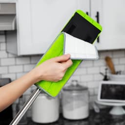 (6 pack) Libman Rinse 'N Wring Microfiber Mop Refill Pad for Hardwood and Tile Floors - Thumbnail 10