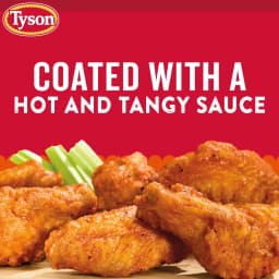 Tyson Any'tizers Buffalo Style Hot Wings, Bone-in, 22 oz (Frozen, Fully Cooked) - Thumbnail 7