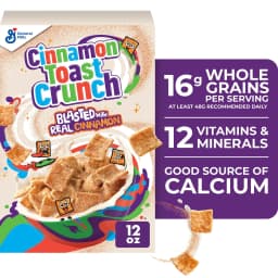 Cinnamon Toast Crunch Breakfast Cereal, Crispy Cinnamon Cereal, 12 oz - Thumbnail 2
