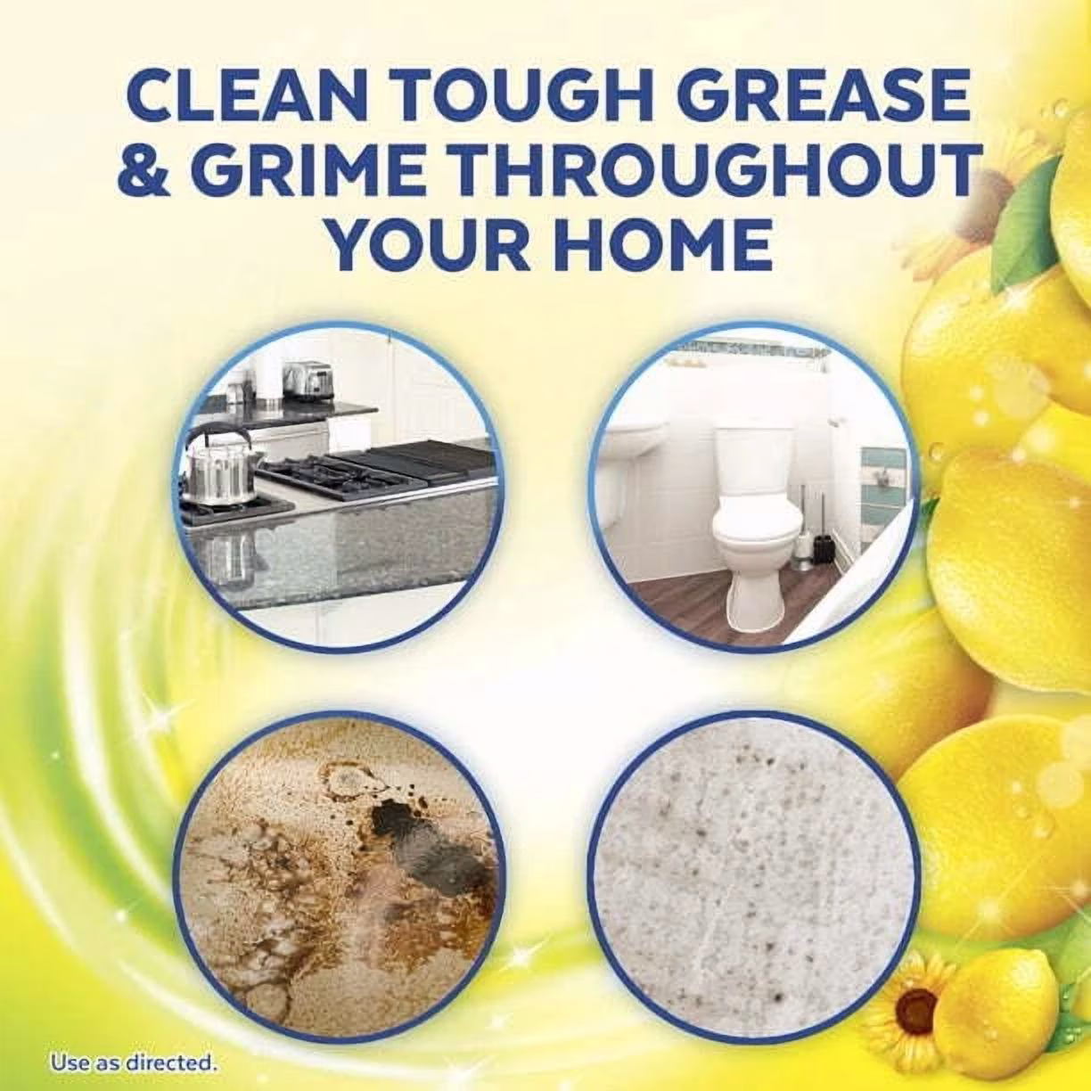 ZYLER- Lysol All Purpose Hard Surface Cleaner, Lemon Breeze, 64Oz(2 Pack) - Thumbnail 4