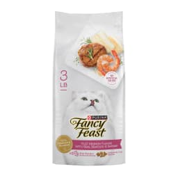 Purina Fancy Feast Dry Cat Food Filet Mignon Flavor with Seafood and Shrimp, 3 lb Bag - Thumbnail 1