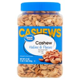 Great Value Cashew Halves & Pieces, 27 oz - Thumbnail 1