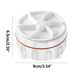 Tiitstoy Portable Washing Machine,Mini Washing Machine,Mini Dishwashers Turbo with Usb, Suitable for Home Business, Travel, College Room, Rv - Thumbnail 3
