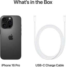 Restored Apple iPhone 16 Pro - Carrier Unlocked - 128GB Black Titanium - Thumbnail 5