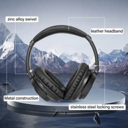 Led Bluetooth Headphones Over Ear, Foldable Wireless Headphones With 3 Eq Modes - Thumbnail 6