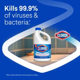 Clorox Disinfecting Liquid Bleach Cleaner, Regular Scent, 81 fl oz - Thumbnail 3