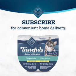 Blue Buffalo Tastefuls Savory Singles Wet Cat Food Paté, 2.6-oz. Twin Pack, Tuna - Thumbnail 11