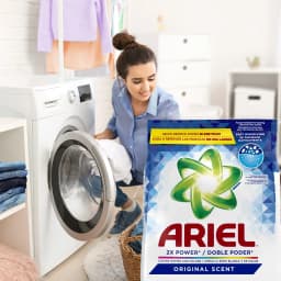 Ariel Laundry Detergent Powder, Original Scent, 70 oz, 44 Loads - Thumbnail 3