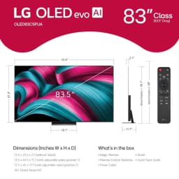 LG OLED evo AI 4K Smart TV) w/A9 Gen8, 144Hz, Dolby Vision/Atmos, HDR10, AI Upscaling - Thumbnail 2