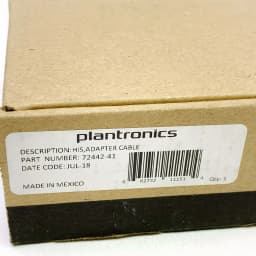 KLYNE - 1X Plantronics His Headset Adapter Cable (72442-41) Brand New - Thumbnail 6
