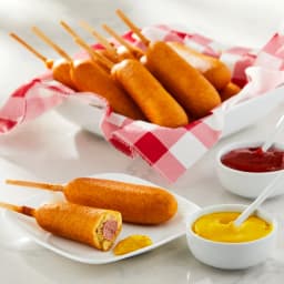 Great Value Classic Batter Wrapped Chicken Corn Dogs, 58.74 oz, 22 Count Box (Frozen) - Thumbnail 2