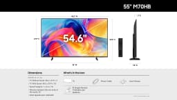 Samsung 55” Class M70HB Series Mini LED 4K UHD Samsung Vision AI Companion Smart Tizen TV 2026 - UN55M70HBFXZA - Thumbnail 11