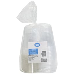 Great Value Disposable Plastic Cups and Lids, Clear, 16 oz, 25 Count, (Cup and Lid Combo) - Thumbnail 5