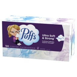 Puffs Ultra Soft Facial Tissues, 1 Family Size Box, 124 Facial Tissues Per Box - Thumbnail 14