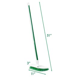 Libman No Knees Floor Scrub Green Steel Handle - Thumbnail 6