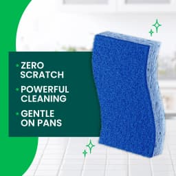 Scotch-Brite Zero Scratch, Non-Scratch, Cleaning Scrub Sponges, 9 Dish Sponges - Thumbnail 3