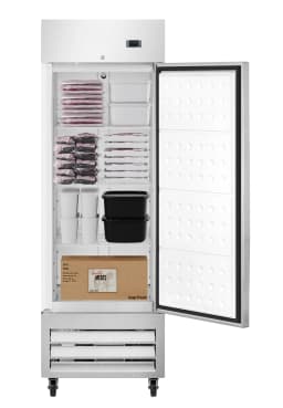 27 in. Commercial One Door Convertible Refrigerator/Freezer with 23 Cu. Ft. Capacity in Stainless Steel, ETL Listed (KM-RIC-1DSS) - Thumbnail 2