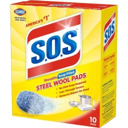 S.O.S, Steel Wool Soap Pads, 10 Ct - Thumbnail 4