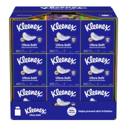 Kleenex Ultra Soft 3-Ply Cube Box Facial Tissues, 1 Pack (60 Total Tissues) - Thumbnail 10