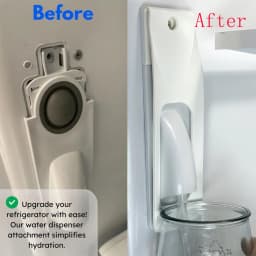 jojofuny Beige PP Fridge Water Dispenser Switch for Easy Hydration Replacement - Thumbnail 6
