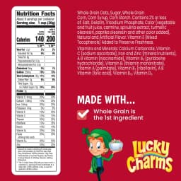 Lucky Charms Gluten Free Cereal with Marshmallows, Limited Edition Jumbo Unicorns, 10.5 oz - Thumbnail 8