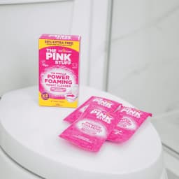 The Pink Stuff Miracle Power Foaming Toilet Cleaner, Self-Activating Formula, Stain Remover, 3 Treatments, 10.5 oz - Thumbnail 7