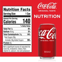 Coca-Cola Soda Pop Cans, 12 fl oz, 24 Pack - Thumbnail 7
