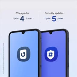 Samsung Galaxy A15 5G A Series 64GB Unlocked Android Cell Phone with 50MP Camera, Blue Black - Thumbnail 2