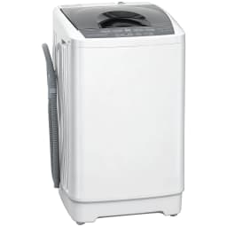 HOMCOM 1.3 Cu. Ft. Compact Washer, Portable Washing Machine with 8 Programs and 6 Water Levels, Full Automatic Washer for Apartments and RVs, White - Thumbnail 2