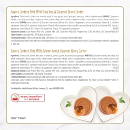 Purina Fancy Feast Savory Centers Wet Cat Food Pate Variety Pack With Chicken, Salmon, Beef, and Tuna Pate with Gravy Center, 3 oz Cans, 12 Pack - Thumbnail 7
