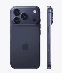 Restored Premium Apple iPhone 17 Pro - AT&T - 256 GB Deep Blue - Thumbnail 2