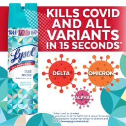 Lysol Disinfectant Spray, Brand New Day Coconut Water & Sea Minerals , 19 oz. (4 Packs) - Thumbnail 4