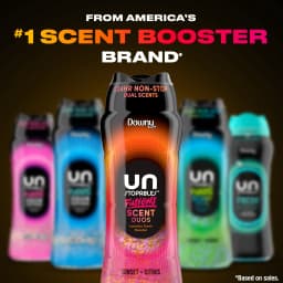 Downy Laundry Scent Beads, Unstopables Fusions Odor Defense In-Wash Scent Booster, Sunset & Citrus Scent, 21.1 oz - Thumbnail 9