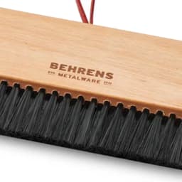 Behrens Portable Galvanized Steel Dustpan and Brush Broom Set, Red - Thumbnail 9