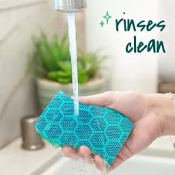 Scotch-Brite Stay Fresh Sponges, Heavy Duty, Odor Free Guarantee, Antibacterial, 3 Scrubbers - Thumbnail 6