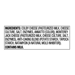 Great Value Colby Jack Finely Shredded Cheese, 8 oz Bag - Thumbnail 5