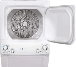 GE Unitized Spacemaker(R) ENERGY STAR(R) 3.9 cu. ft. Capacity Washer with Stainless Steel Basket and 5.9 Electric Dryer - GUD27EESNWW - Thumbnail 3